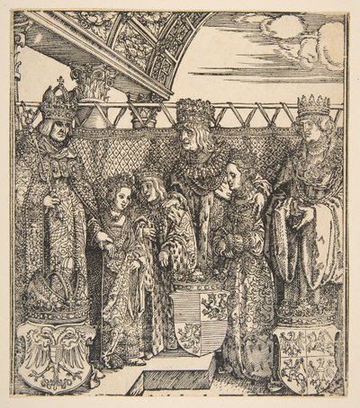 A hercegek kongresszusa Bécsben.n.d. alkotó: Albrecht Dürer