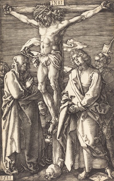 A keresztre feszítés, 1511. alkotó: Albrecht Dürer