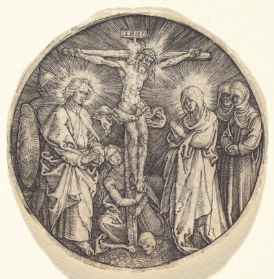 A Maximilianus kardpompájának nevezett keresztre feszítés, Kr. e. 1518. alkotó: Albrecht Dürer