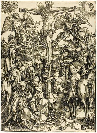 A keresztre feszítés, A nagy szenvedélyből alkotó: Albrecht Dürer
