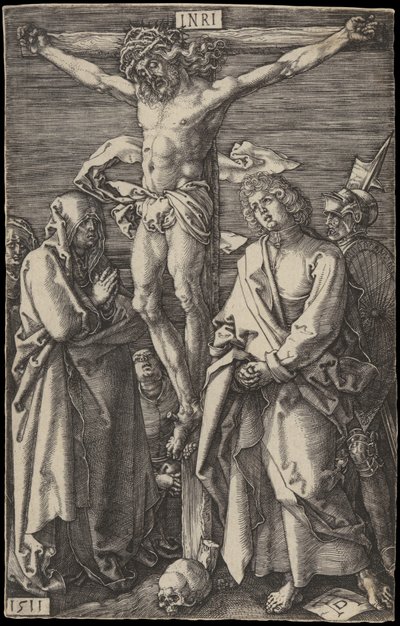 A keresztre feszítés, „A Passió” című filmből alkotó: Albrecht Dürer