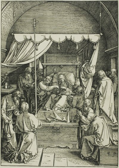 A Szűz halála, A Szűz életéből alkotó: Albrecht Dürer