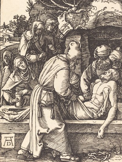 A Deposition, valószínűleg c. 15091510. alkotó: Albrecht Dürer