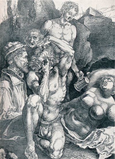 A kétségbeesett ember, 1513-1517 1906 alkotó: Albrecht Dürer