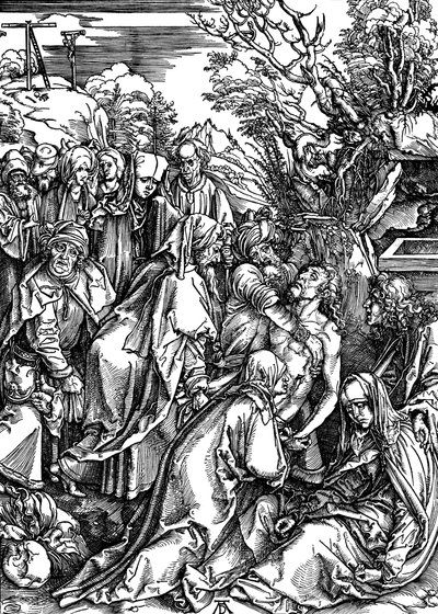 „The Tombment”, c1497-c1500. alkotó: Albrecht Dürer