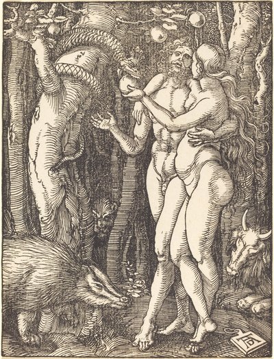 Az ember bukása alkotó: Albrecht Dürer