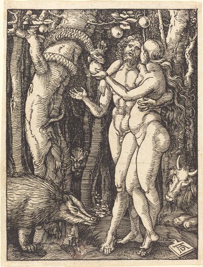Az ember bukása alkotó: Albrecht Dürer