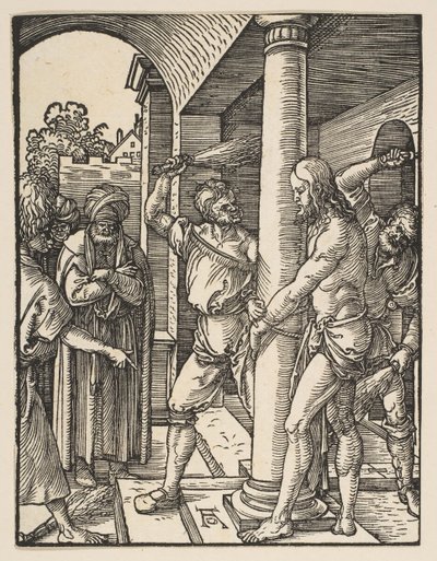 A zászlózás, A kis szenvedélyből, kb. 1509. alkotó: Albrecht Dürer