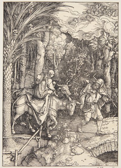 Repülés Egyiptomba alkotó: Albrecht Dürer