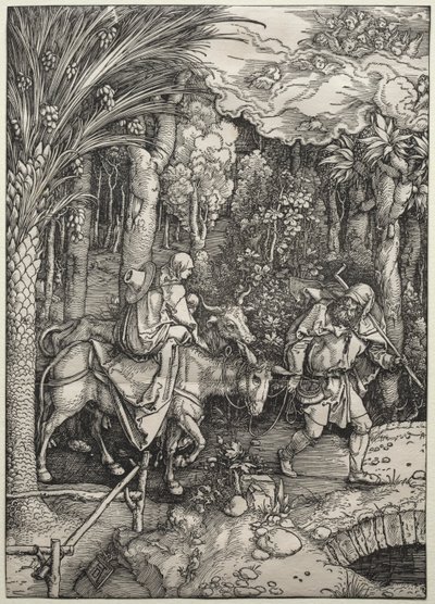 Repülés Egyiptomba alkotó: Albrecht Dürer