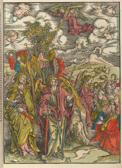 A szeleket tartó négy angyal alkotó: Albrecht Dürer