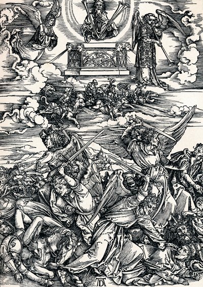 A négy bosszúálló angyal, 1498 1906 alkotó: Albrecht Dürer