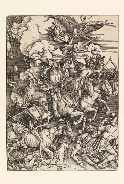 Az Apokalipszis négy lovasa alkotó: Albrecht Dürer
