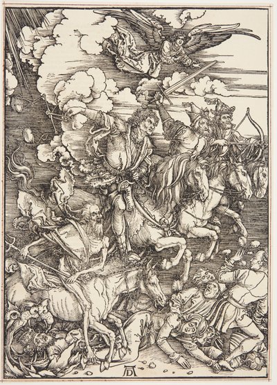 Az Apokalipszis négy lovasa alkotó: Albrecht Dürer