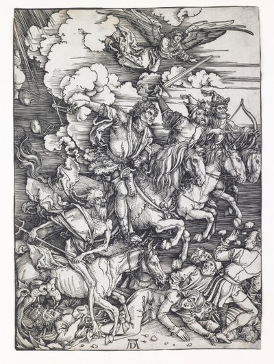 Az Apokalipszis négy lovasa alkotó: Albrecht Dürer