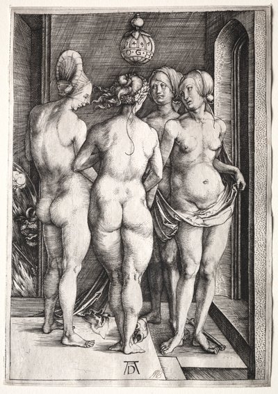 A négy boszorkány (négy meztelen nő) alkotó: Albrecht Dürer