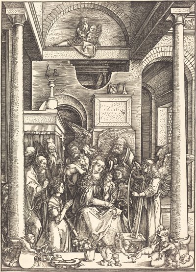 A Szűz megdicsőülése alkotó: Albrecht Dürer