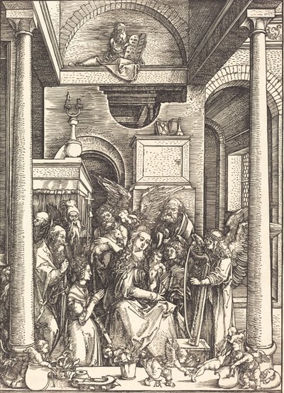 A Szűz megdicsőülése, c. 1504. alkotó: Albrecht Dürer