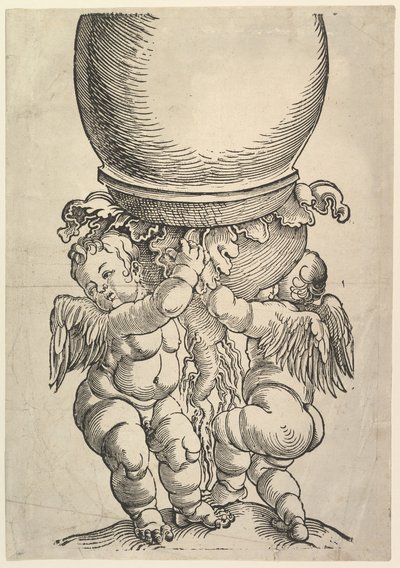A Nagy Oszlop alsó blokkja, 1517. alkotó: Albrecht Dürer