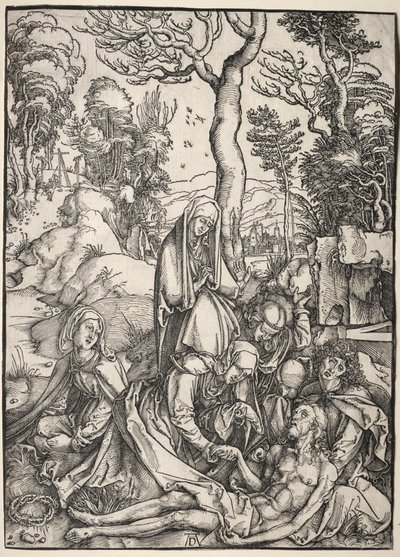 A nagy szenvedély:  Krisztus siratása alkotó: Albrecht Dürer