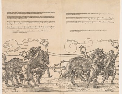 Maximilian császár nagy diadalkocsija alkotó: Albrecht Dürer