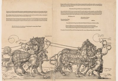 Maximilian császár nagy diadalkocsija alkotó: Albrecht Dürer