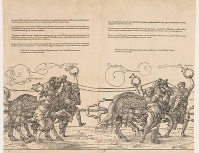 Maximilian császár nagy diadalkocsija, 1523. alkotó: Albrecht Dürer