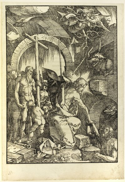 A pokol gyötrelme, A nagy szenvedélyből alkotó: Albrecht Dürer