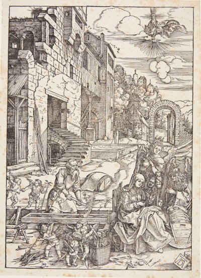 A Szent Család Egyiptomban alkotó: Albrecht Dürer