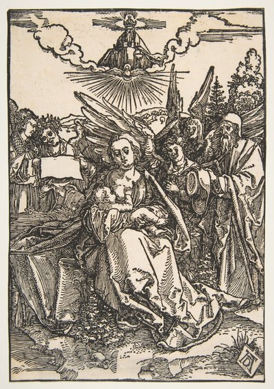 A Szent Család öt angyallal, kb. 1503. alkotó: Albrecht Dürer