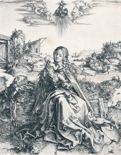 A Szent Család a szitakötővel, 1495 1906 alkotó: Albrecht Dürer