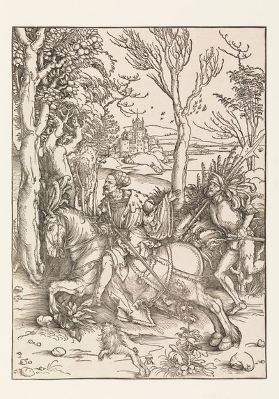 A lovag és a Landsquenet alkotó: Albrecht Dürer