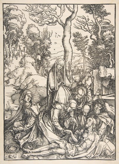 The Lamentation, A nagy szenvedélyből.n.d. alkotó: Albrecht Dürer