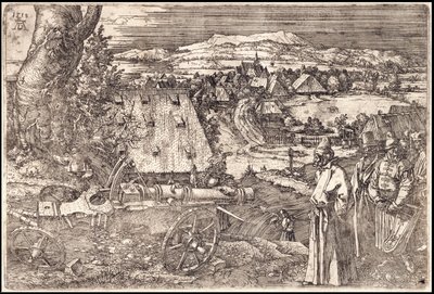 A tájkép az ágyúval alkotó: Albrecht Dürer