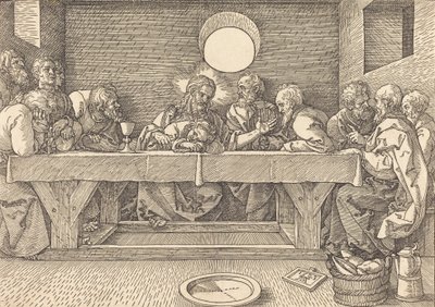 Az utolsó vacsora, 1523. alkotó: Albrecht Dürer