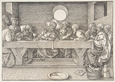 Az utolsó vacsora, 1523. alkotó: Albrecht Dürer