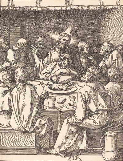 Az utolsó vacsora, valószínűleg c. 15091510. alkotó: Albrecht Dürer