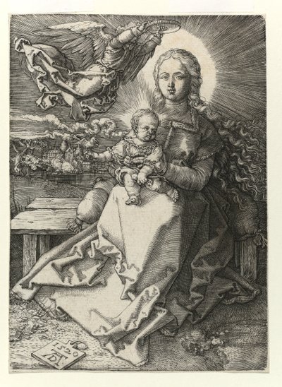 Az angyal által megkoronázott Madonna, 1520 alkotó: Albrecht Dürer