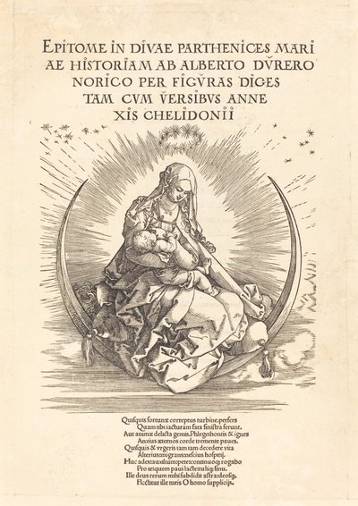 Madonna a félholdon alkotó: Albrecht Dürer