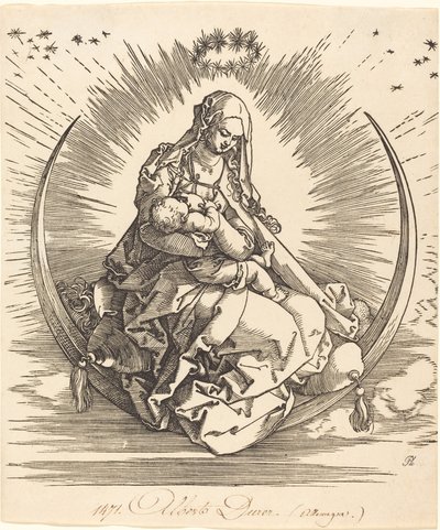 Madonna a félholdon alkotó: Albrecht Dürer