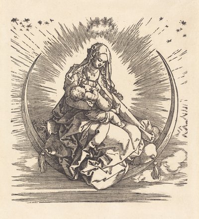 Madonna a félholdon, 15101511. alkotó: Albrecht Dürer