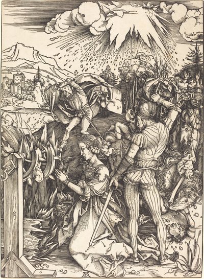 Szent Katalin vértanúsága alkotó: Albrecht Dürer