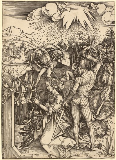 Szent Katalin vértanúsága alkotó: Albrecht Dürer