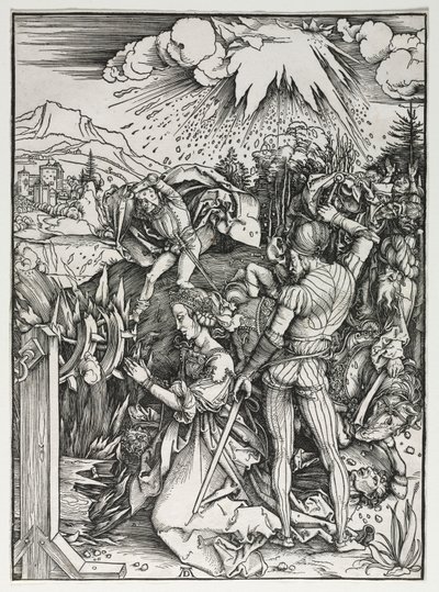 Alexandriai Szent Katalin mártíromsága alkotó: Albrecht Dürer