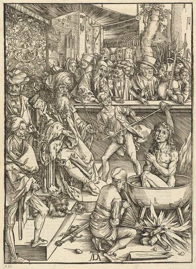 Szent János vértanúsága alkotó: Albrecht Dürer