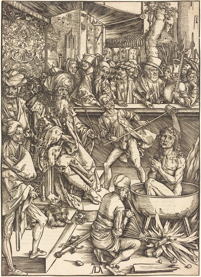 Szent János vértanúsága alkotó: Albrecht Dürer