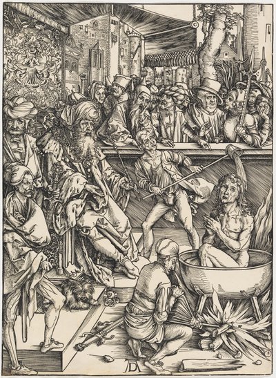 Szent János evangélista vértanúsága alkotó: Albrecht Dürer