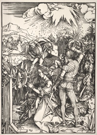 Szent Katalin vértanúsága alkotó: Albrecht Dürer