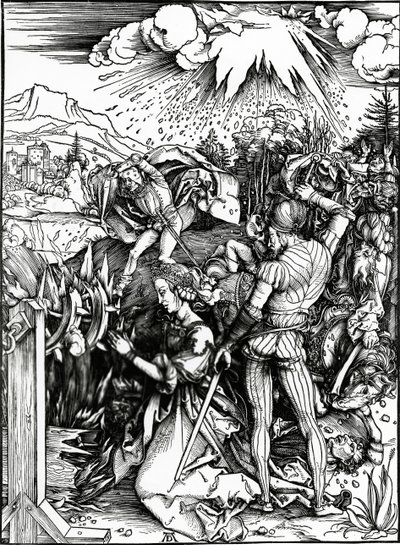 Szent Katalin vértanúsága alkotó: Albrecht Dürer