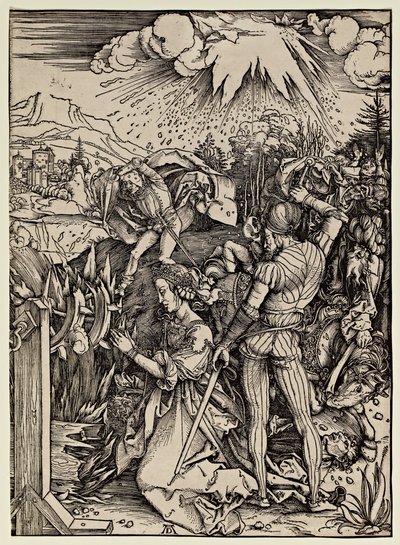 Alexandriai Szent Katalin mártíromsága alkotó: Albrecht Dürer